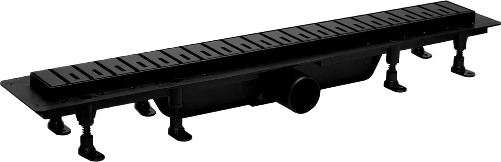 

Душевой трап (лоток) Plastbrno DESIGN 6 SZA6850 с решеткой и опорами, черный