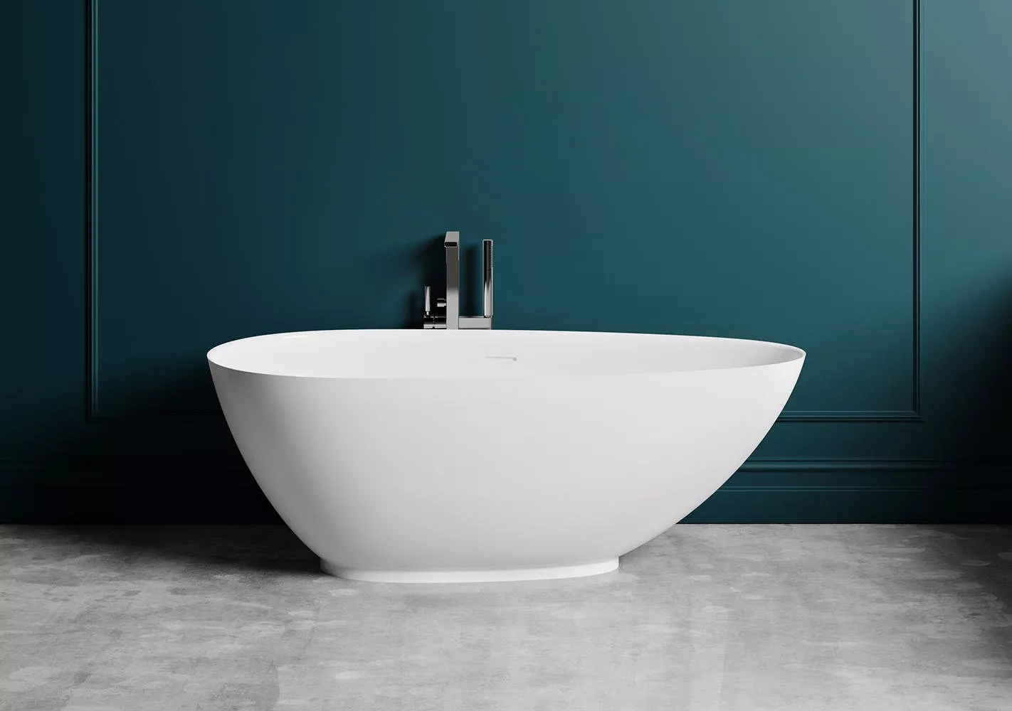 

Ванна из искусственного камня Salini Paola 160x77 101511SMRH S-Stone, матовый, RAL снаружи