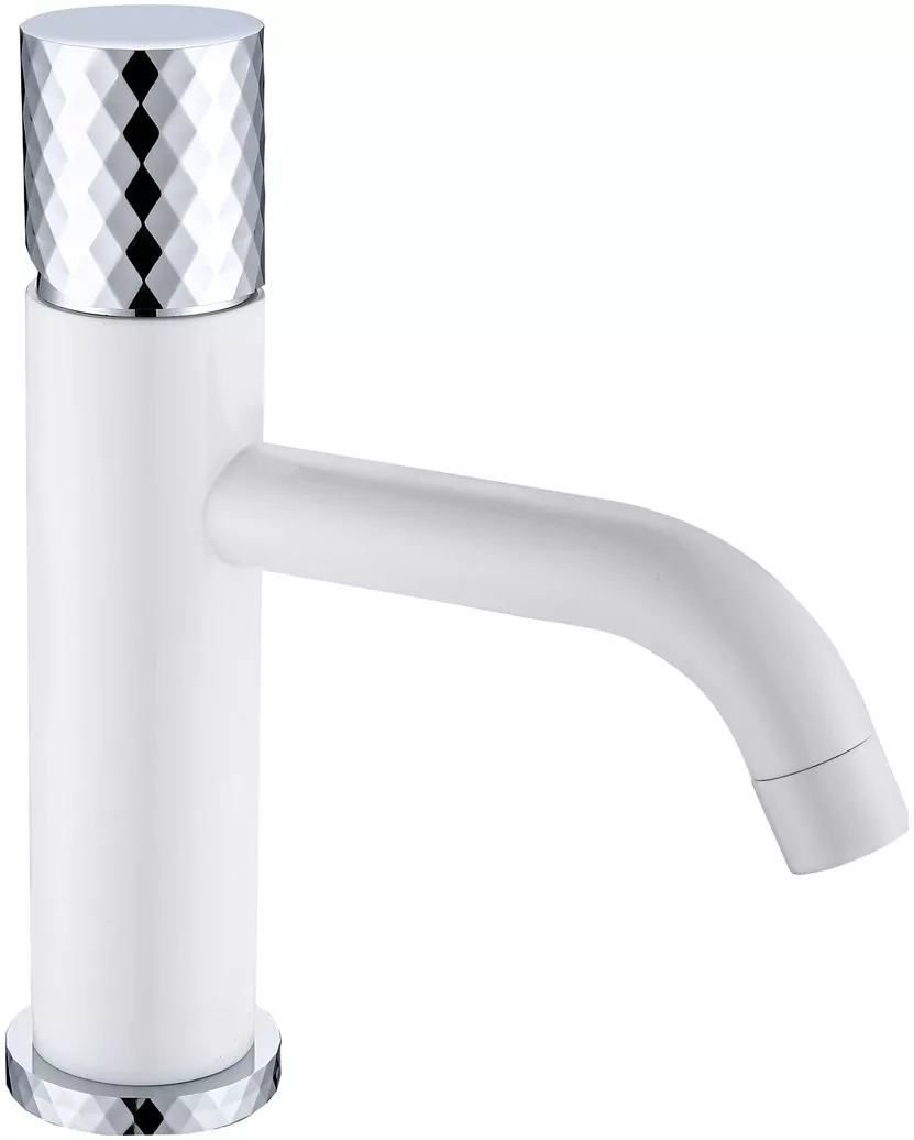

Смеситель для раковины Boheme Stick 121-WCR white diamond chrome