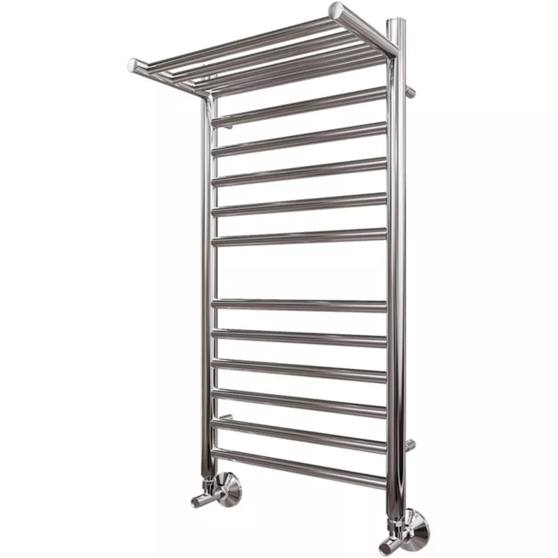 

Полотенцесушитель водяной Point Аврора премиум 40х80 хром с полкой