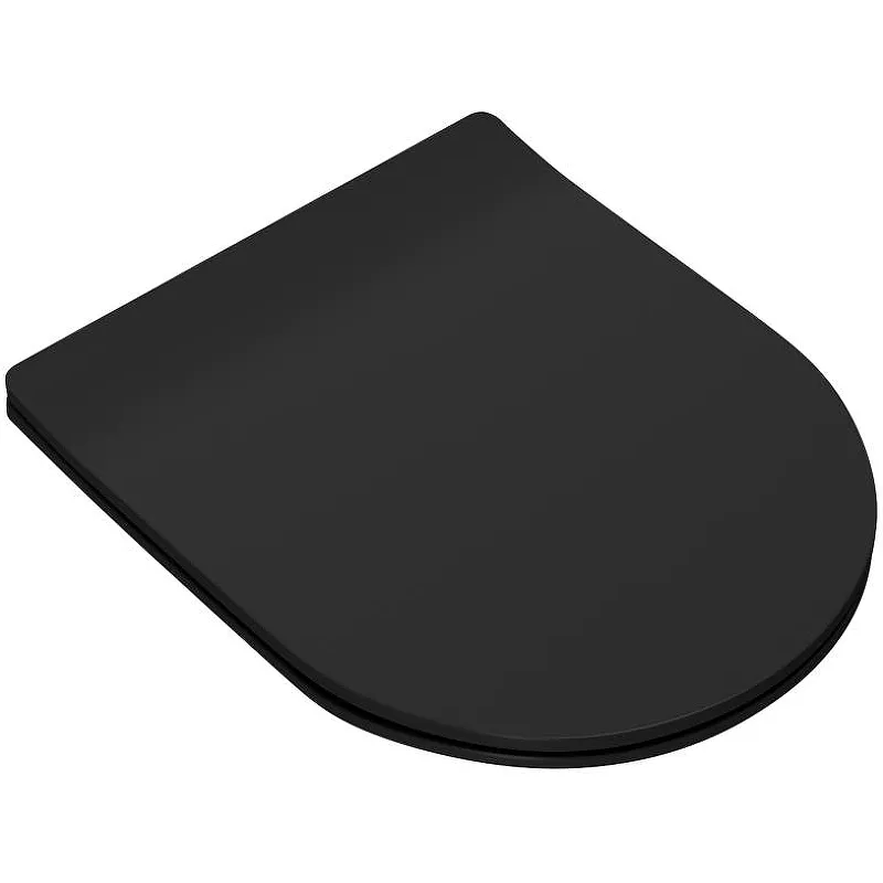 

Сиденье для унитаза Point Веста черное с системой микролифт