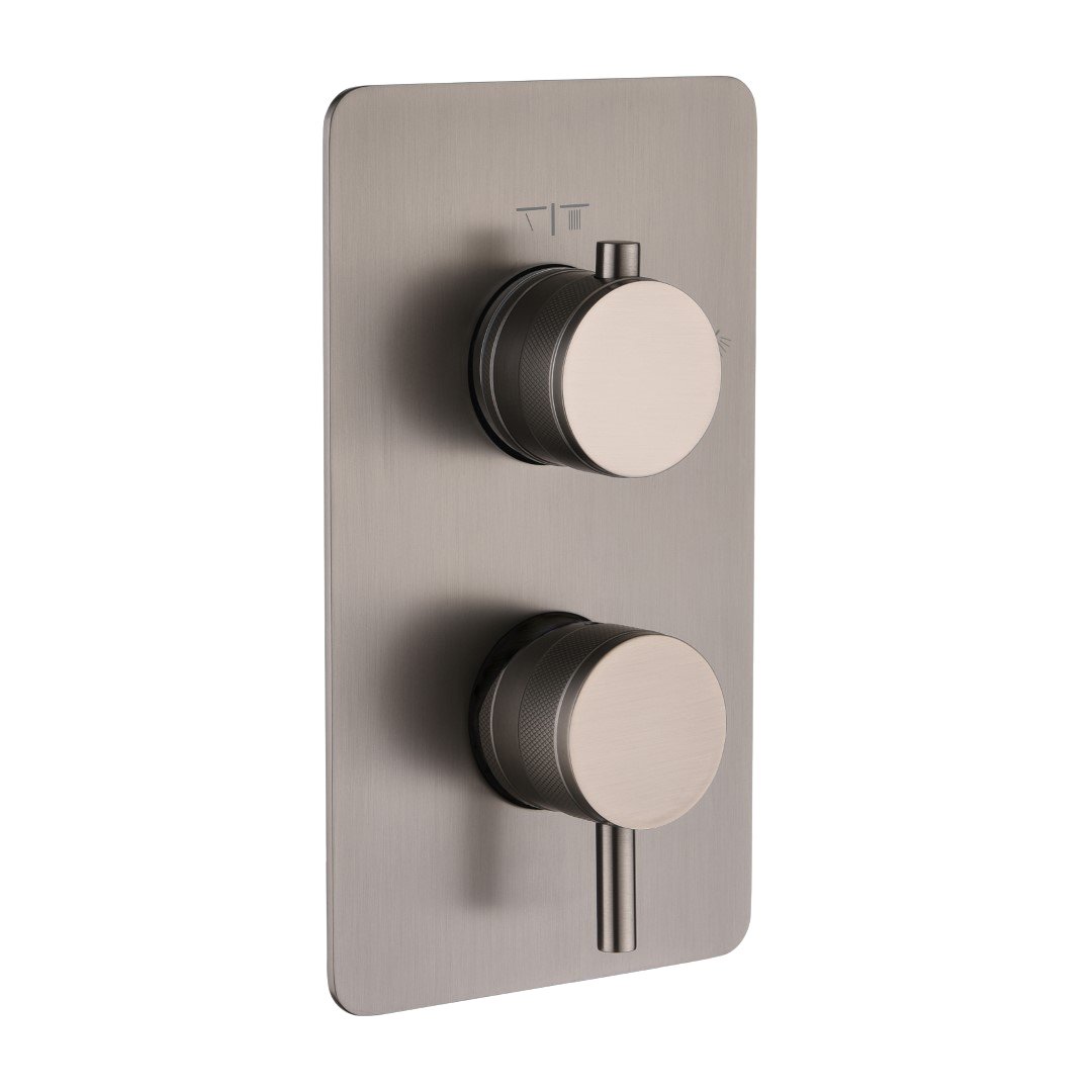 

Встраиваемый смеситель для душа и ванны Boheme Cell 135-2-GM С ВНУТРЕННЕЙ ЧАСТЬЮ, gun metal