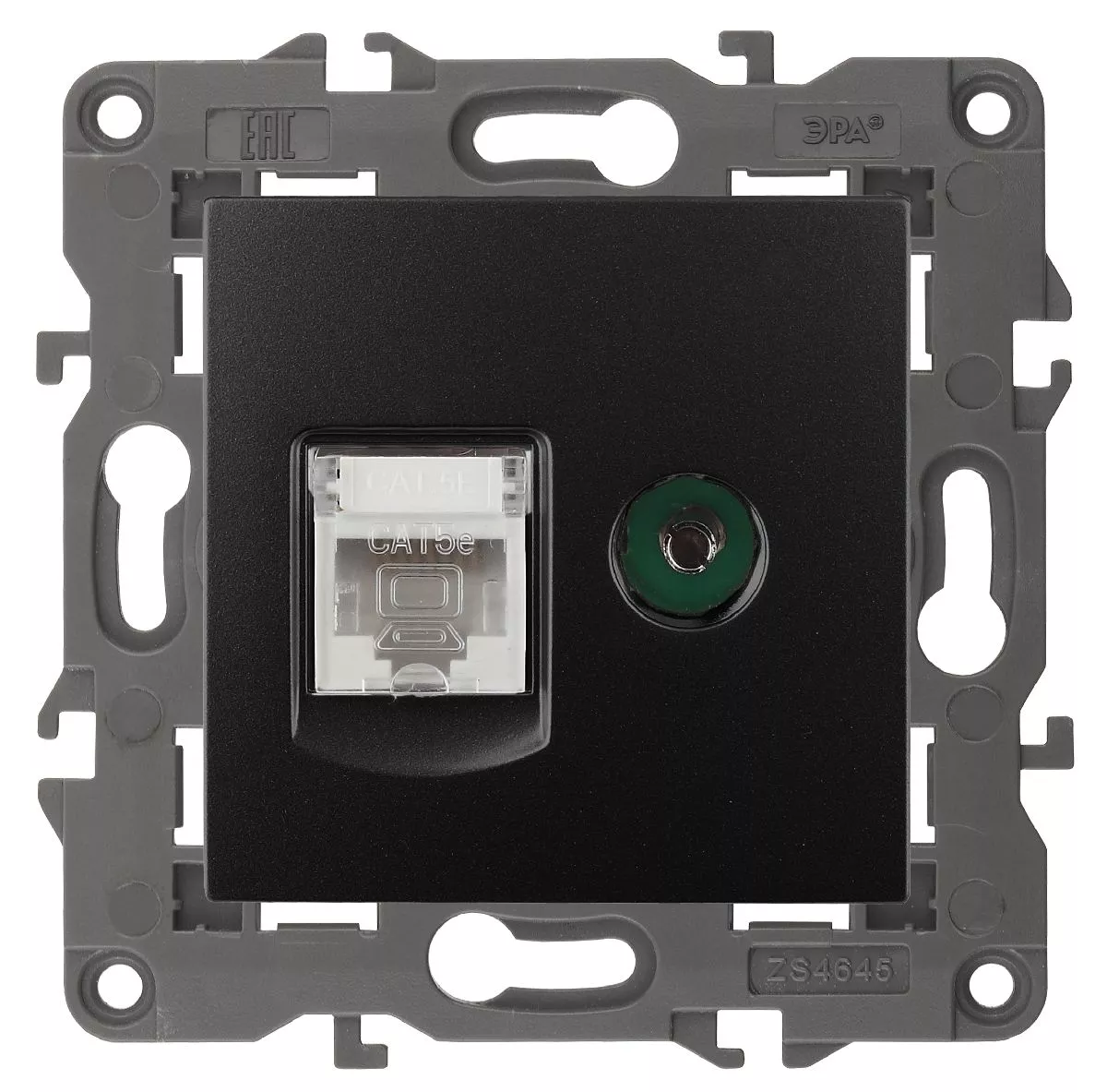 

Розетка RJ45+TV Эра 14-3110-05 Б0034318