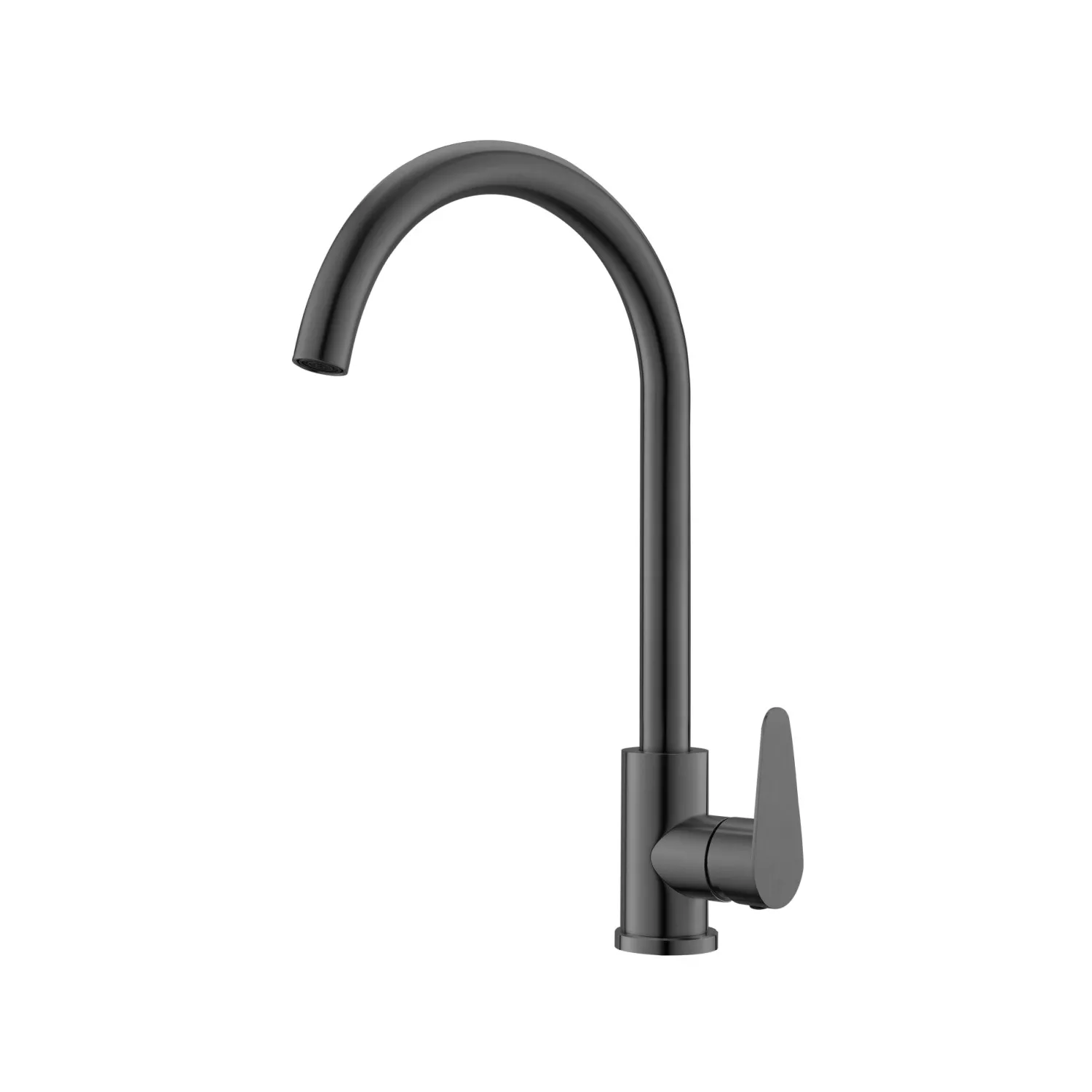 

Смеситель для кухни ЧЕРНЫЙ нержавеющая сталь OLISAN STEEL (ST1007B)