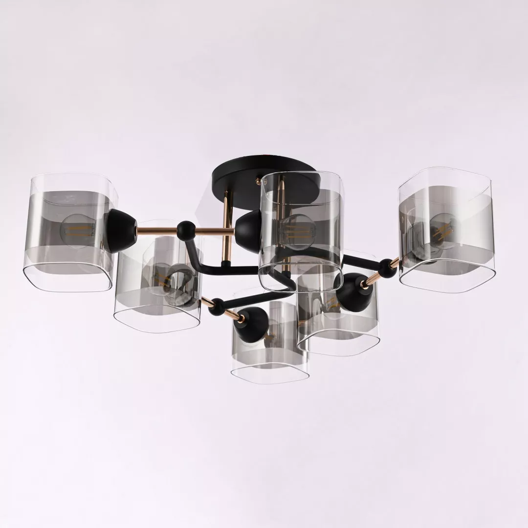 

Потолочная люстра Arte Milano Amalfi 324308/6 BK+FG