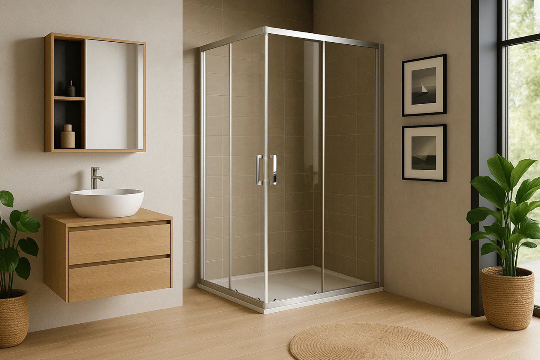 

Душевой уголок RB HPD-T-ST 115x80x200 (прозрачное)