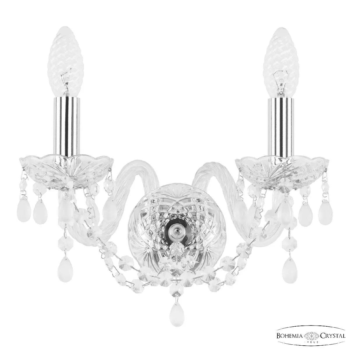 

Бра Bohemia Ivele Crystal 112B/2/141 Ni V0300