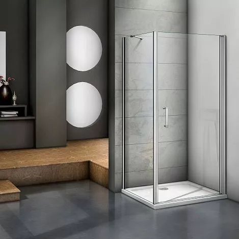 

Душевой уголок Good Door Mokka DR+SP 100х90х185 см