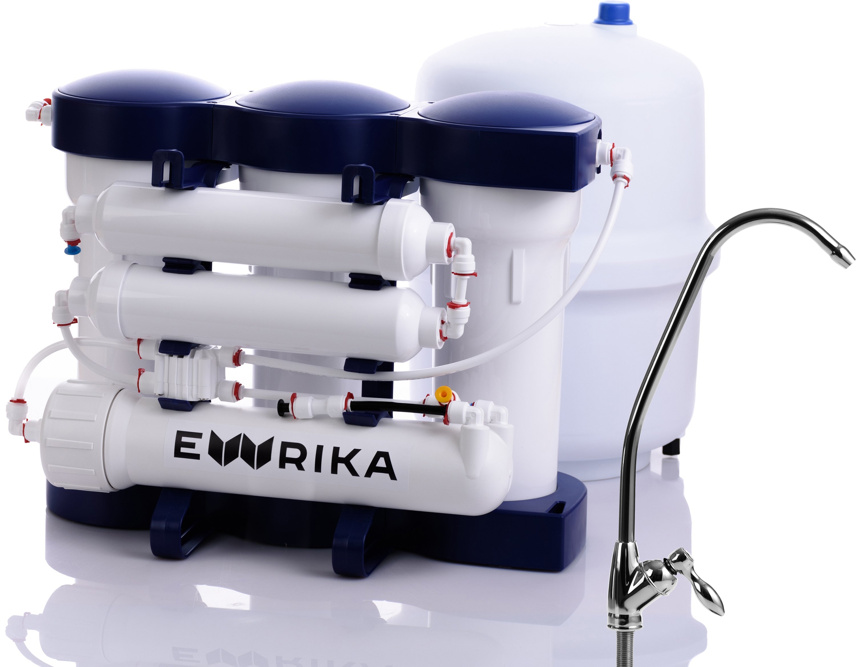Система обратного осмоса EWRIKA Standart 675 с краном, баком 12 л и мембранным фильтром EMO675 - фото 1