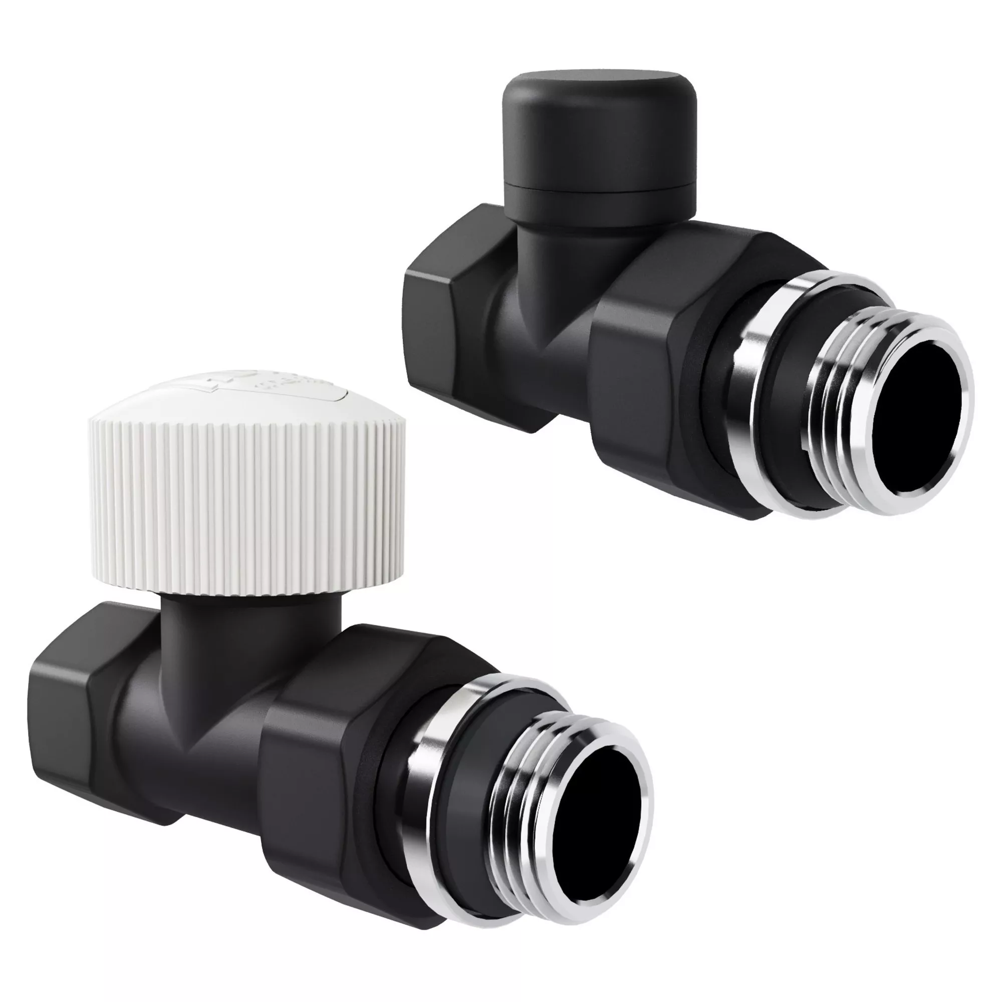 

Набор термостатический прямой Royal Thermo Design 1/2М30х1,5 (Черный)