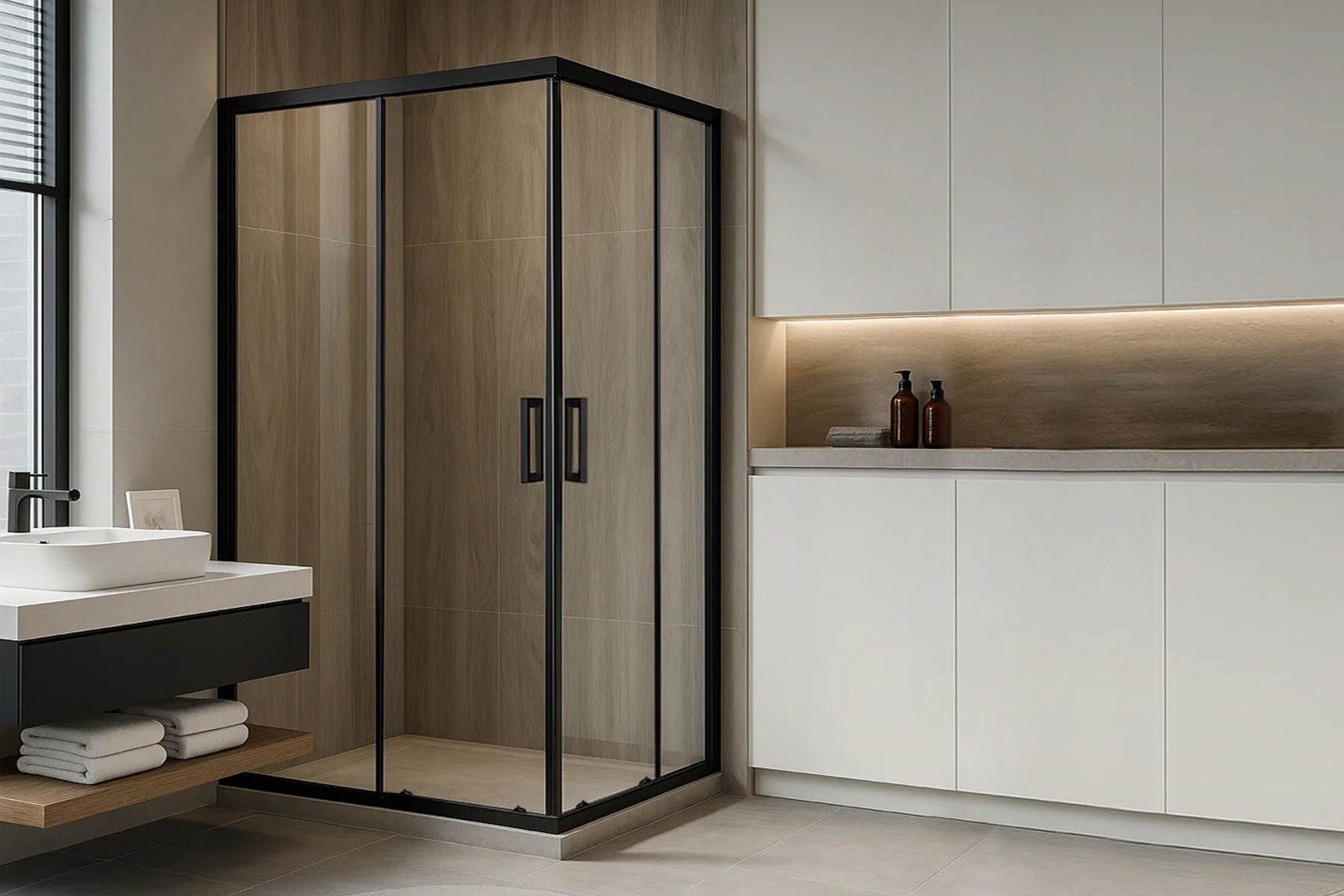 

Душевой уголок RB HPD-T-BL 120х75х200 (прозрачное)