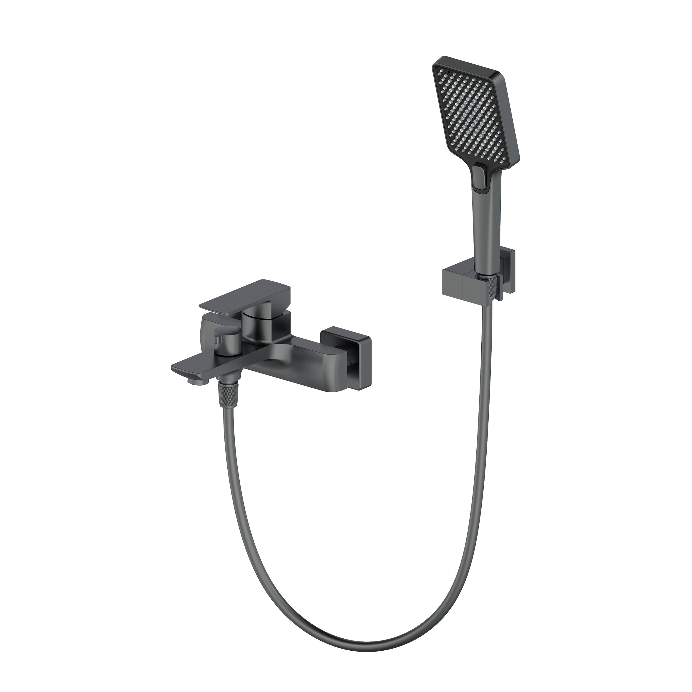 

Смеситель для ванны с душем Oliveeka D OL-639003A-BGM матовый оружейный металл