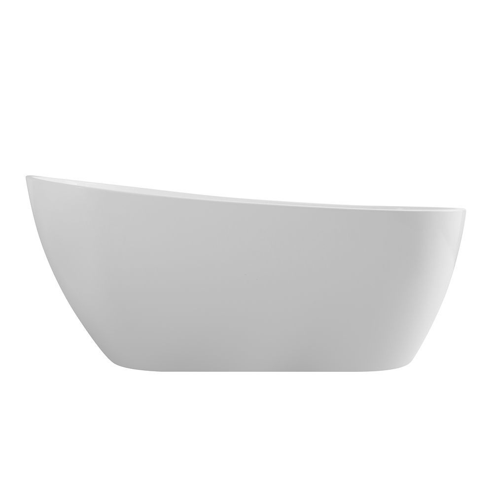 

Акриловая ванна Art&Max Тито (Tito) 160x80 см, отдельностоящая, белая, овальная, на ножках