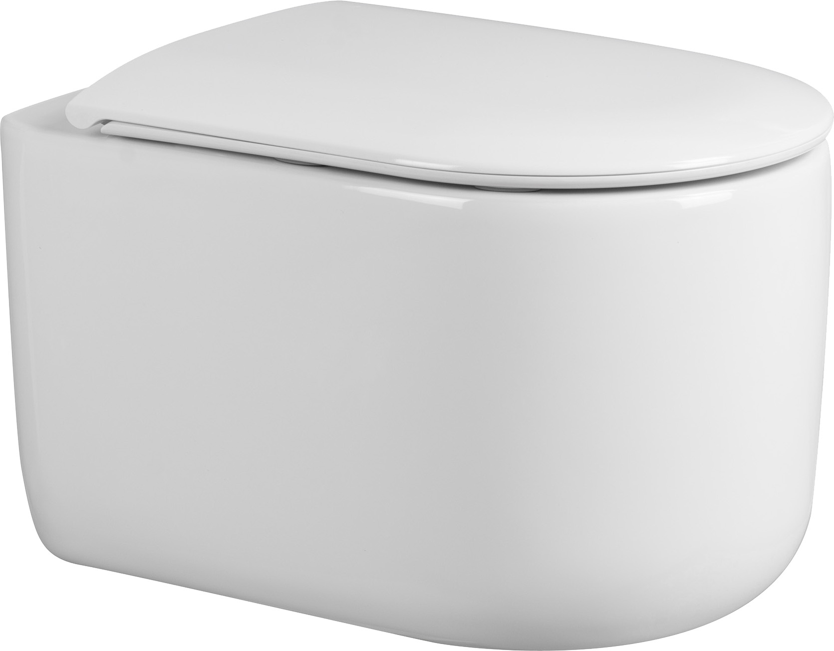 Унитаз подвесной Abber Bequem AC1129 безободковый с микролифтом белый 16900₽