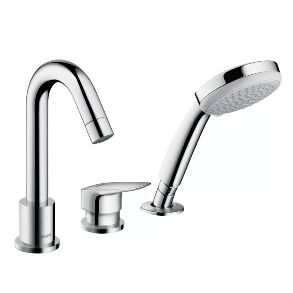 Смесители на борт ванны  Santehnika Room Смеситель на борт ванны Hansgrohe Logis 71313000 хром
