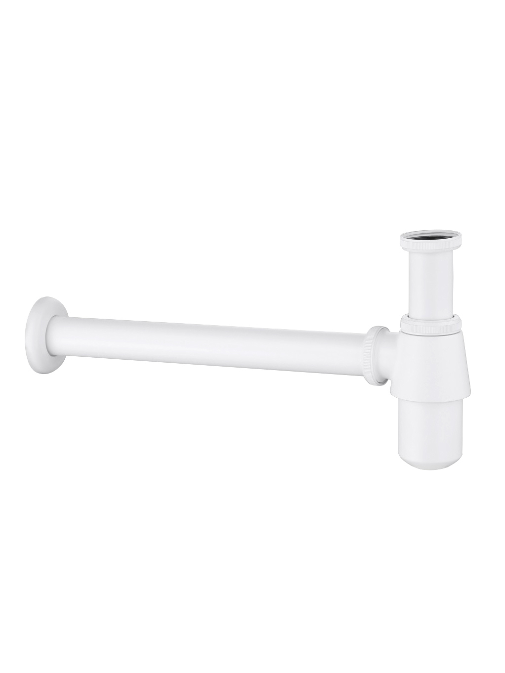 

Сифон для раковины Abber AF0032W 32 мм, бутылочный, матовый белый