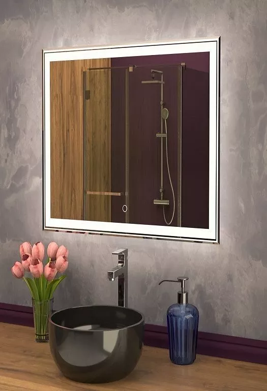 

Зеркало с подсветкой "Zoe 800x800" AM-Zoe-800-800-DS-F