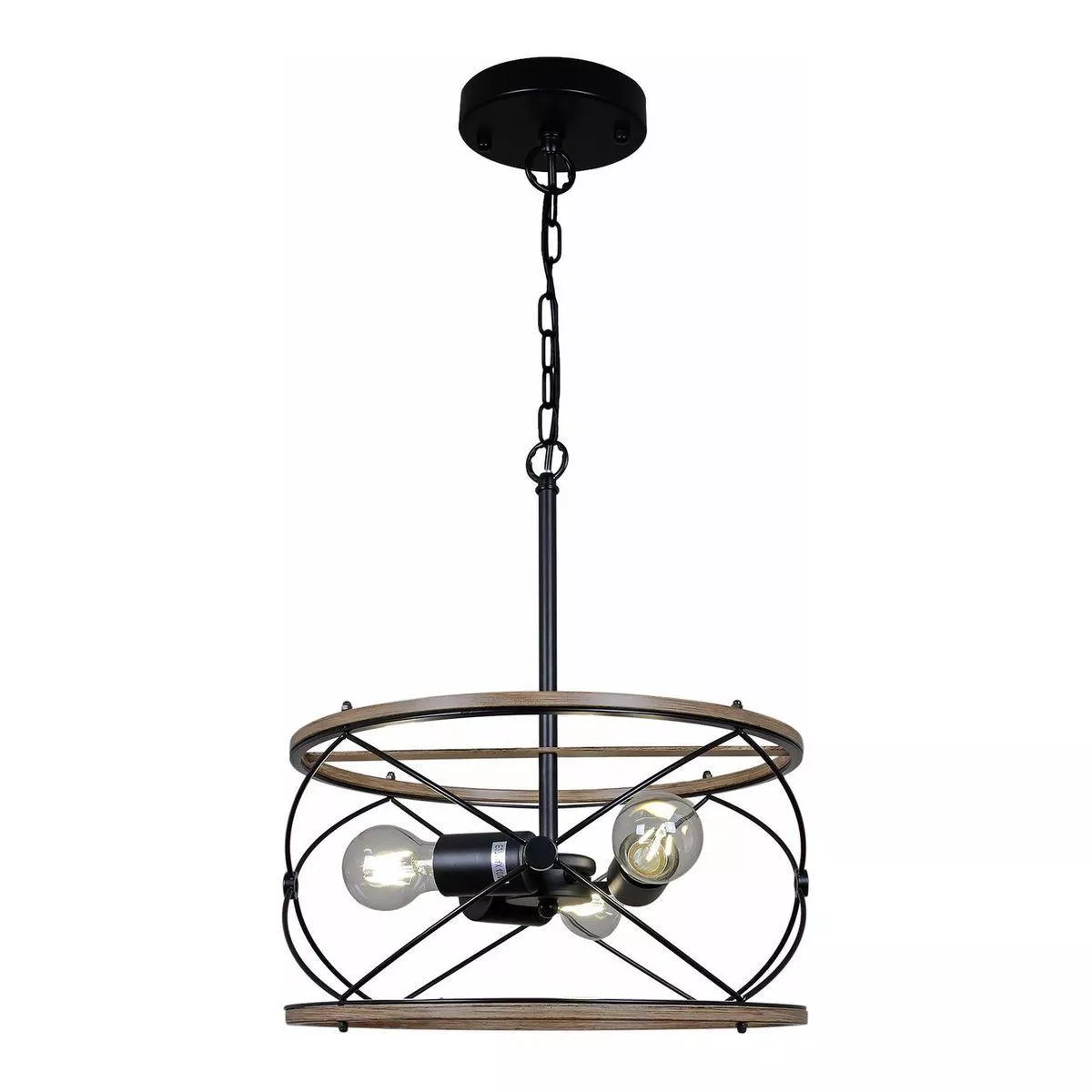 

Подвесная люстра Illumico IL1008-3P-05 BK Wood
