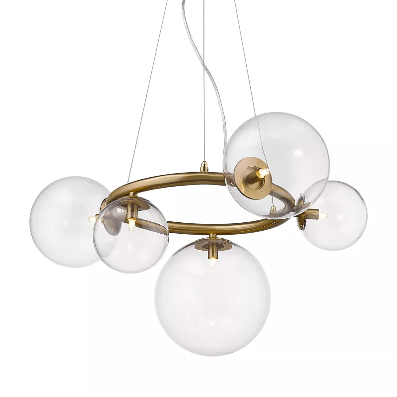 

Подвесная люстра Delight Collection Puppet P68092-5 brass