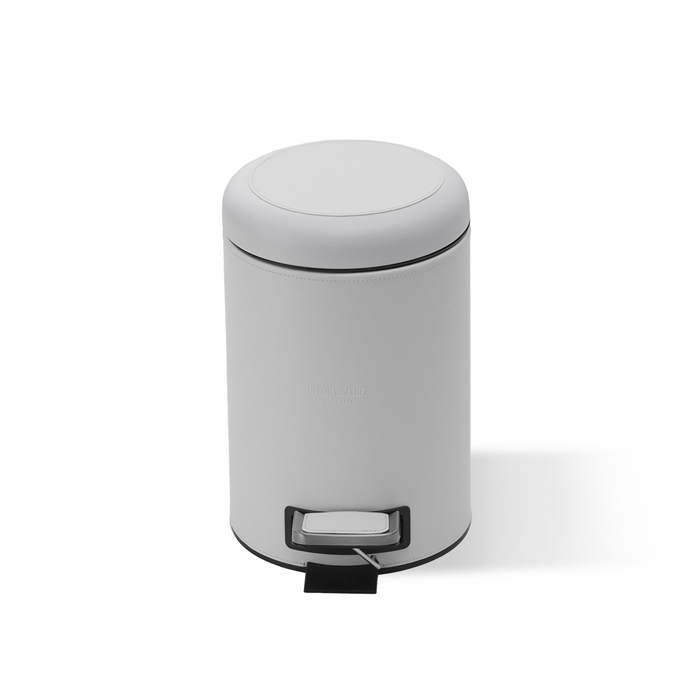 DECOR WALTHER Brownie TE Ведро с педалью отделка искусственная кожа цвет белый матовый 16756₽