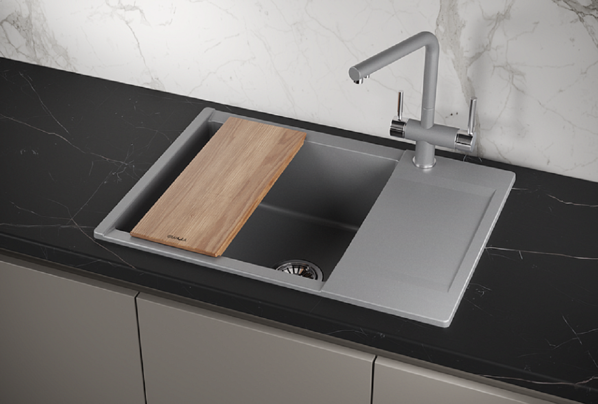 Мойка для кухни GRANULA Estetica 7003 (7003, АЛЮМИНИУМ) алюминиум