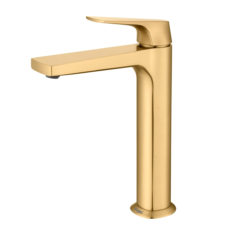 Смеситель для раковины Raglo R071503 золотой сатин 17173₽