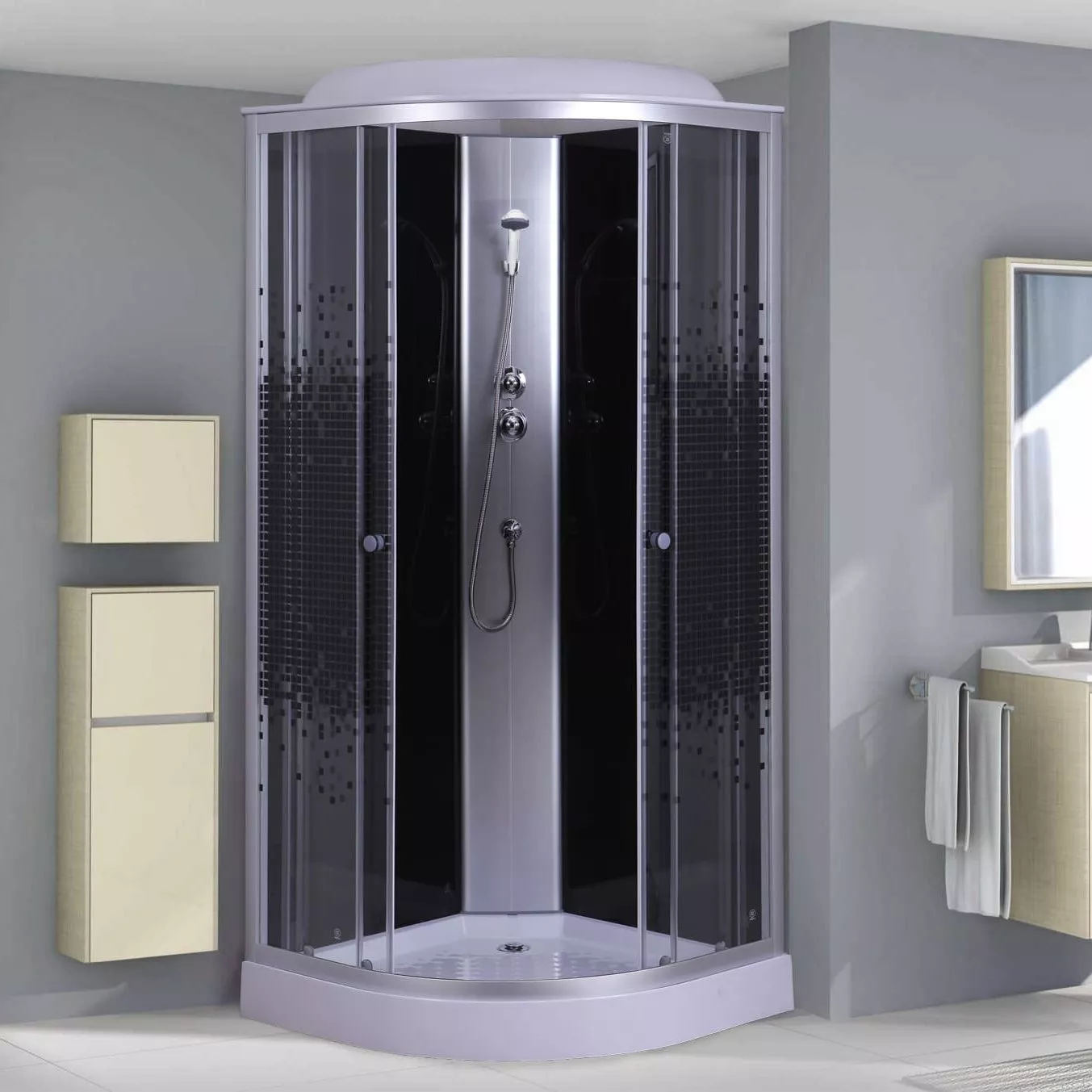 

Душевая кабина Niagara NG-4501-08 BLACK