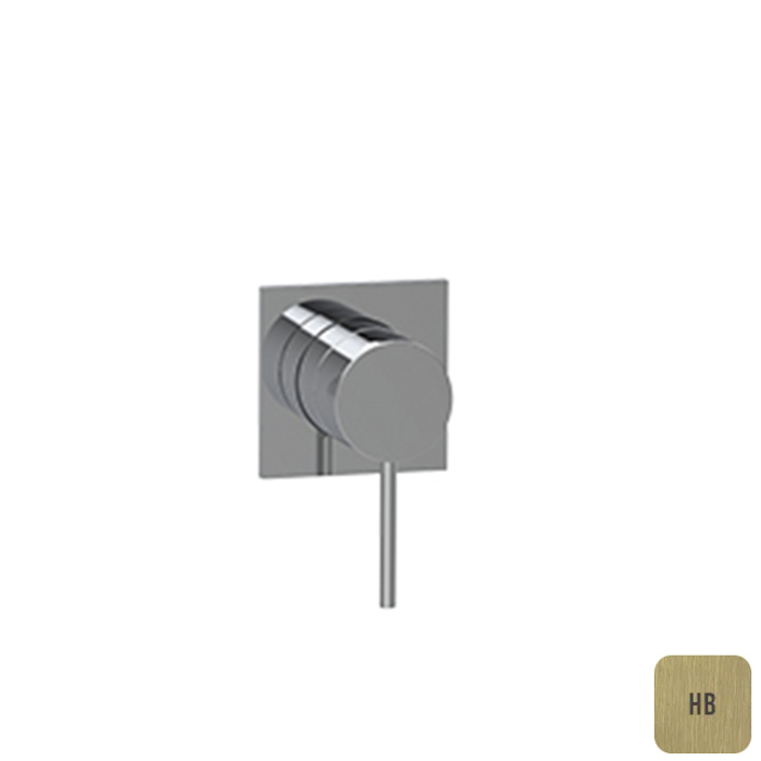 ALMAR Modular Внешняя часть монокомандного смесителя квадратный отражатель для встр части E186900 латунь PVD браширован High Brass HB 23564₽