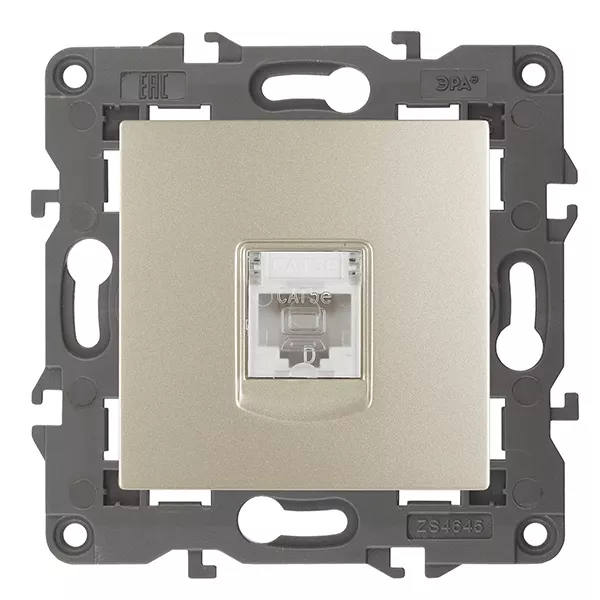 

Розетка RJ45 ЭРА Elegance 14-3107-04 Б0034305