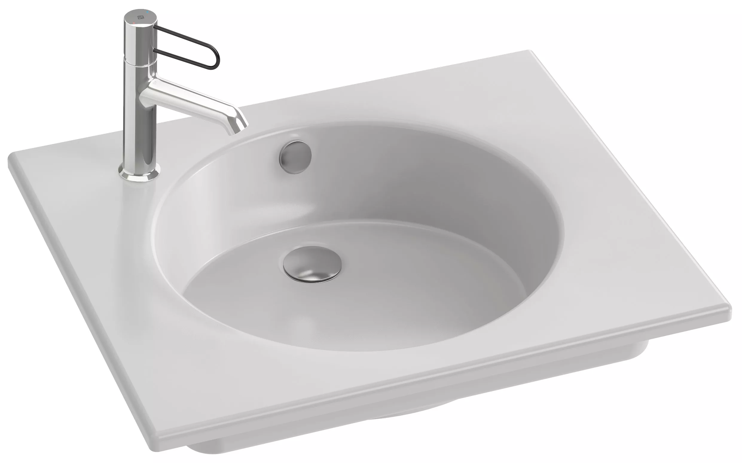 

Мебельная раковина Jacob Delafon Odeon Rive Gauche EXBA112-Z-00 60, Белый