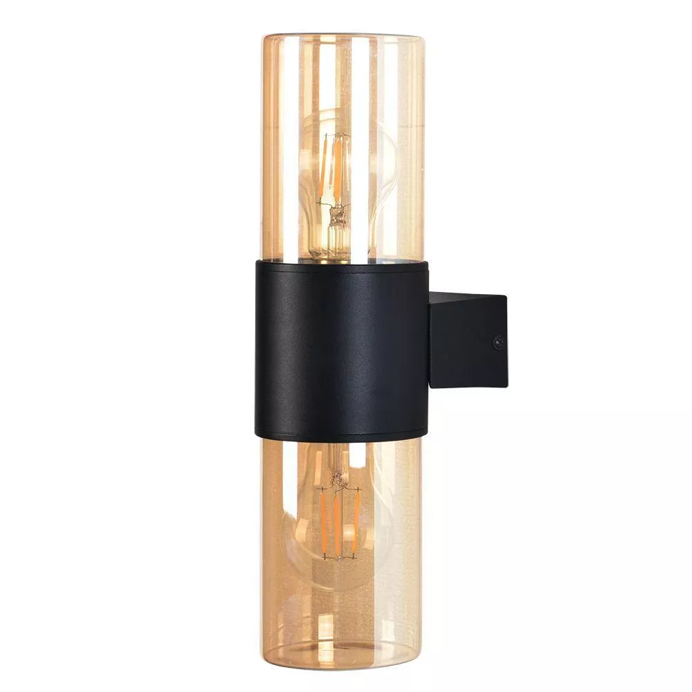 

Уличный настенный светильник Arte Lamp Seginus A6515AL-2BK