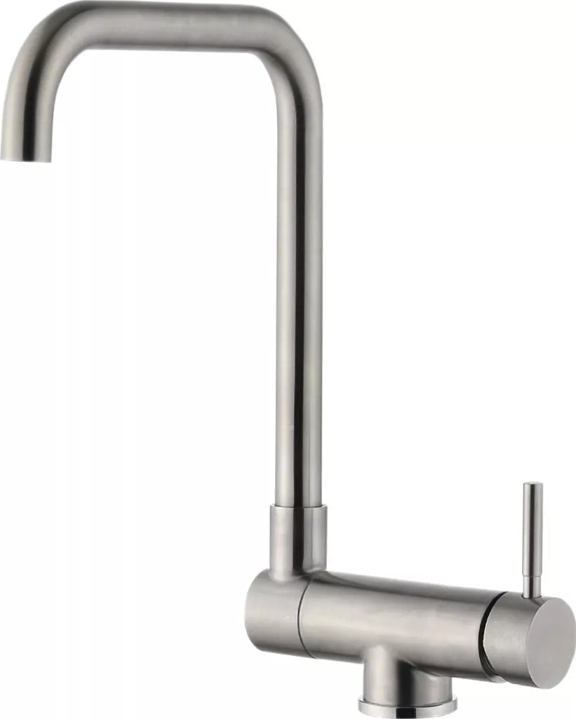 

Смеситель для кухни Steel Hammer Inox SH 5197 INOX сталь, нержавейка матовая