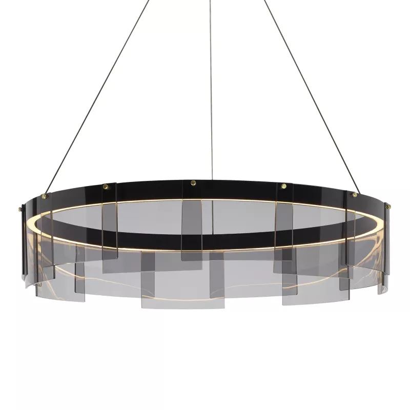 

Подвесная люстра Delight Collection Stratos D8825P/L black/smoky