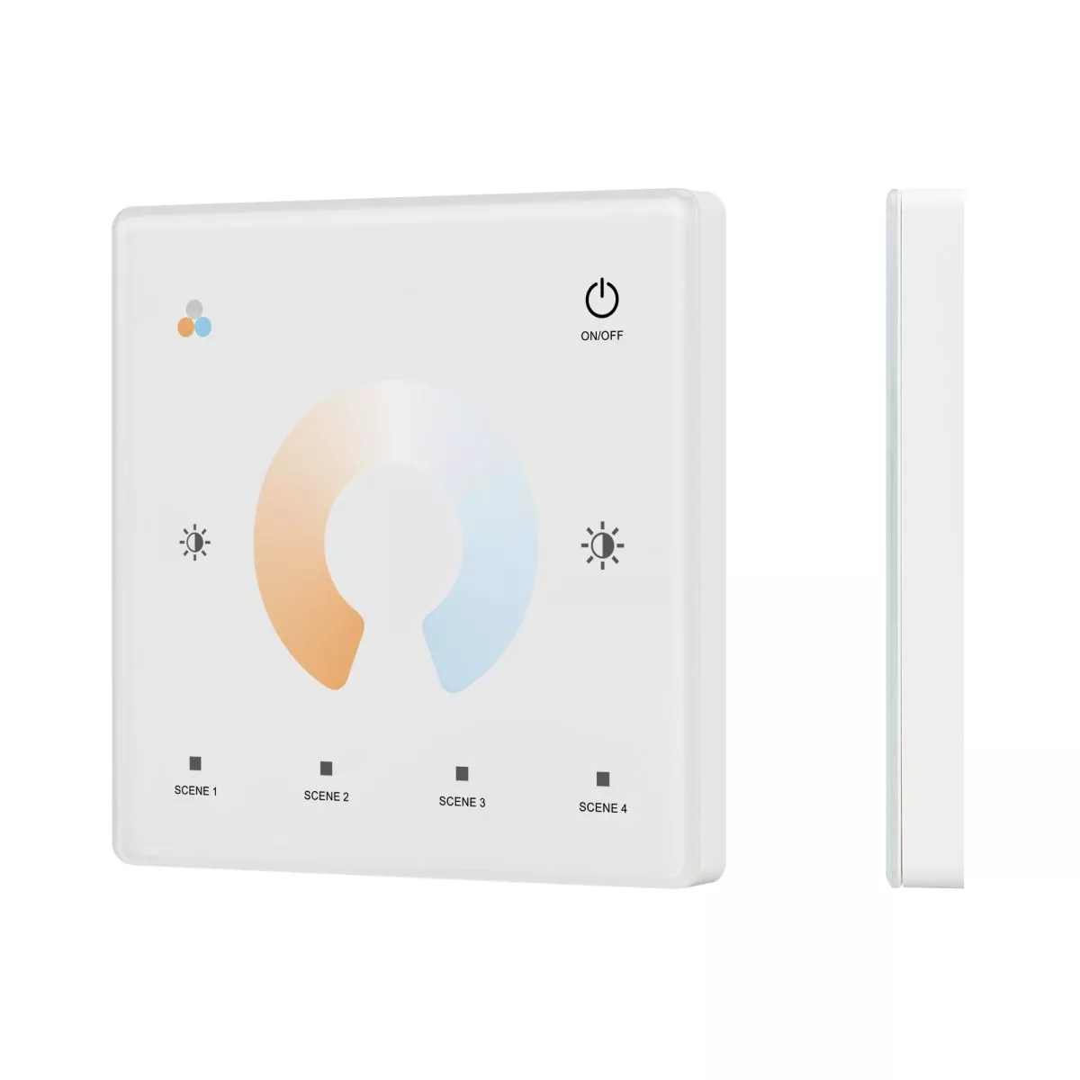 Сенсорная панель Arlight SMART-RF-801-11-1G-4SC-MIX белый (3V, 2.4G) накладная (IARL, IP20 Пластик) 060186