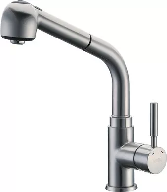 

Смеситель для кухонной мойки Wasserkraft Wern 4266 хром матовый
