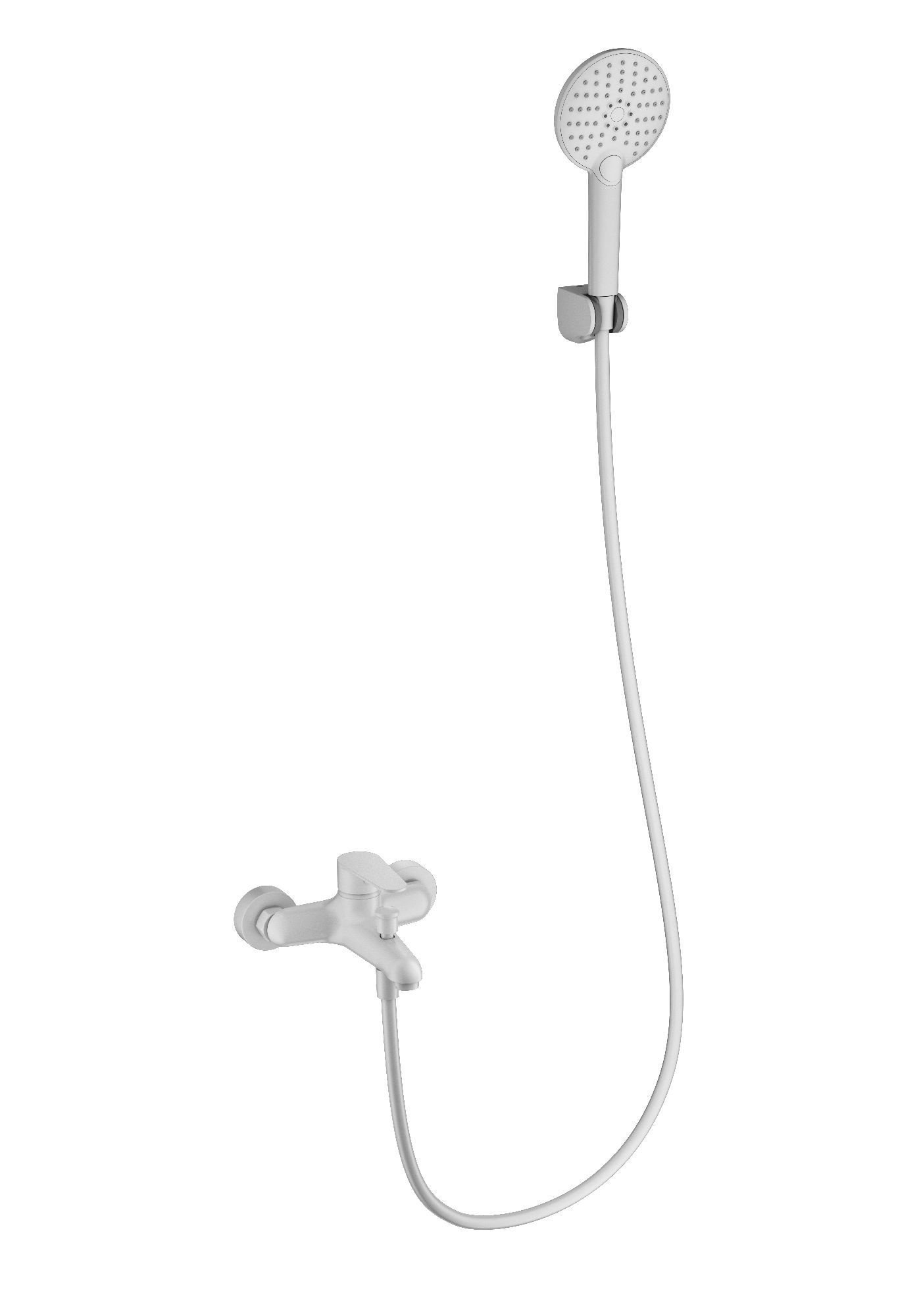 

Смеситель для ванны с душем Wonzon & Woghand WW-AE3204-MW матовый белый