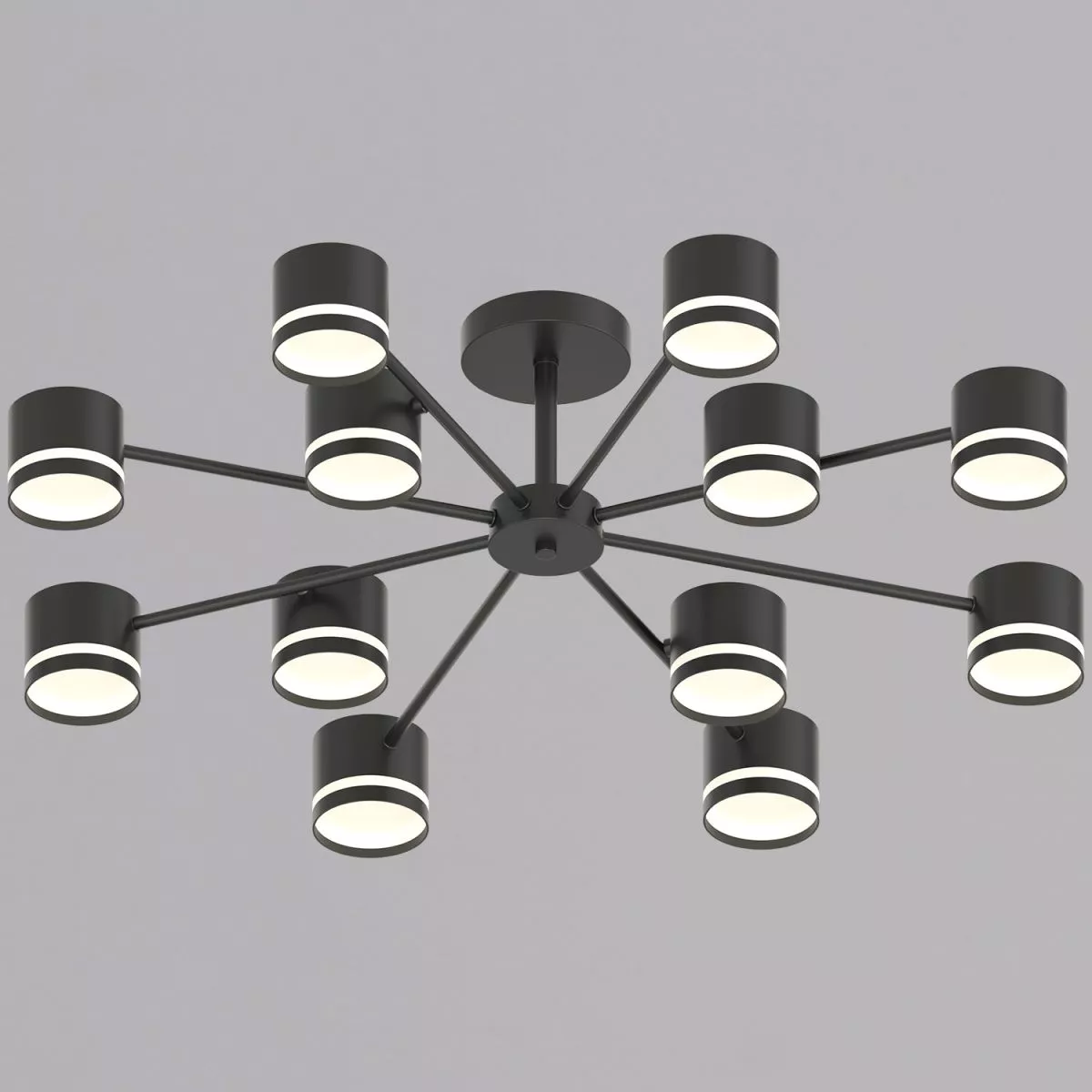 

Люстра на штанге Reluce 89730-0.3-12 GX53 BK