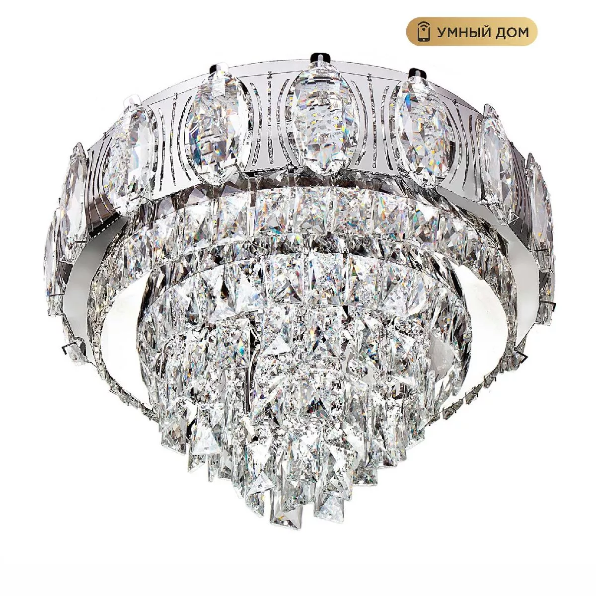 

Потолочная люстра LED4U L9438-500 CR с УД