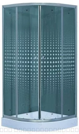 

Душевой уголок Timo Biona Lux 100х100 TL-1101 Romb хром, с поддоном