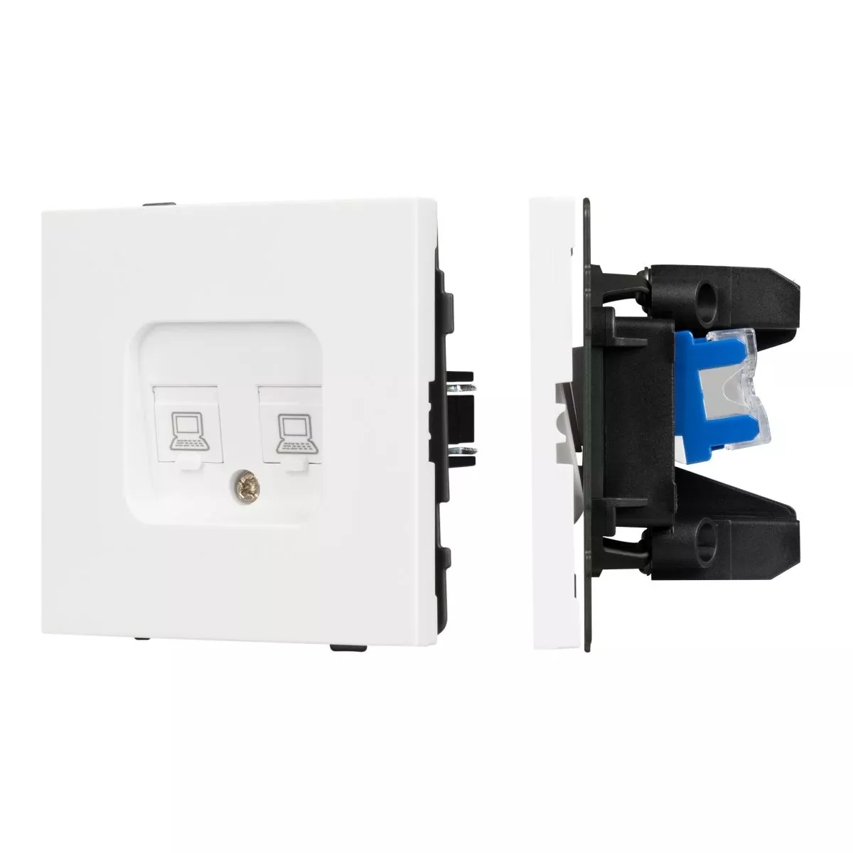 

Механизм компьютерной розетки двойной SCT-TENDO-MPC2-SFPL-WH (RJ-45, CAT6) 054598