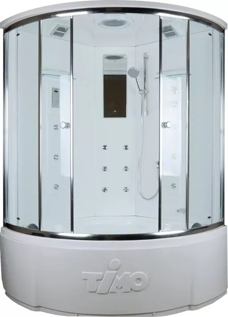 

Душевая кабина Timo Lux 120x120 T-7725 хром, с гидромассажем