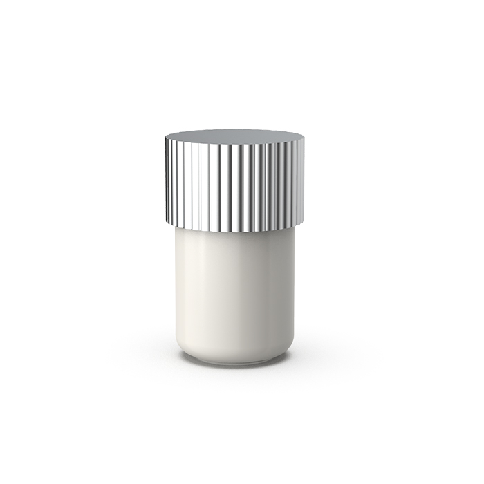 

DECOR WALTHER (OF.LINE DMD S) Контейнер универсальный с крышкой, малый (S) 12.3x7.6x7.6 см, алюминий/фарфор, цвет Aqua/Shell (серебристый/ракушечный)