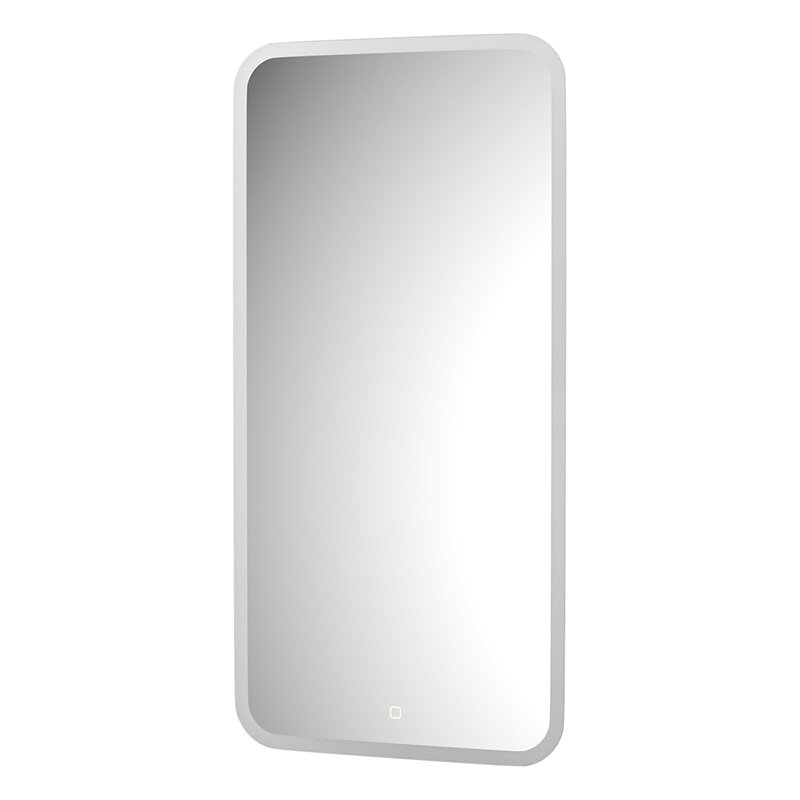 Зеркало с матированием и LED-подсветкой 28W (50x100 cm) (Сенсорный выключатель) (Нейтральный белый свет) (DEFESTO)