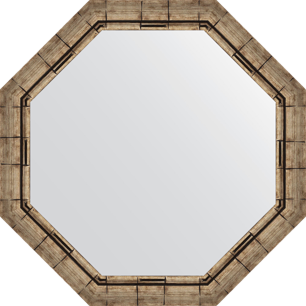 

Зеркало Evoform Octagon BY 3669 74х74 серебряный бамбук