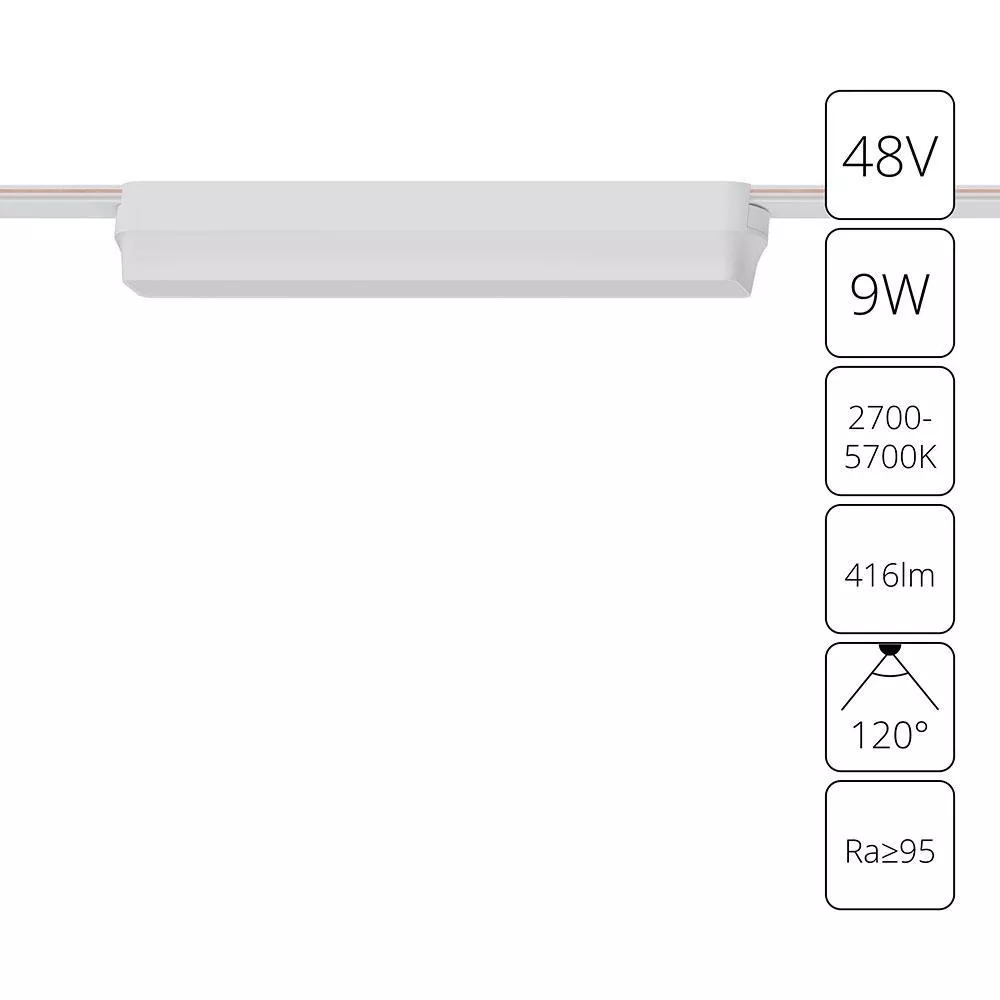 

Трековый светодиодный светильник Arte Lamp Rapid A2953PL-1WH
