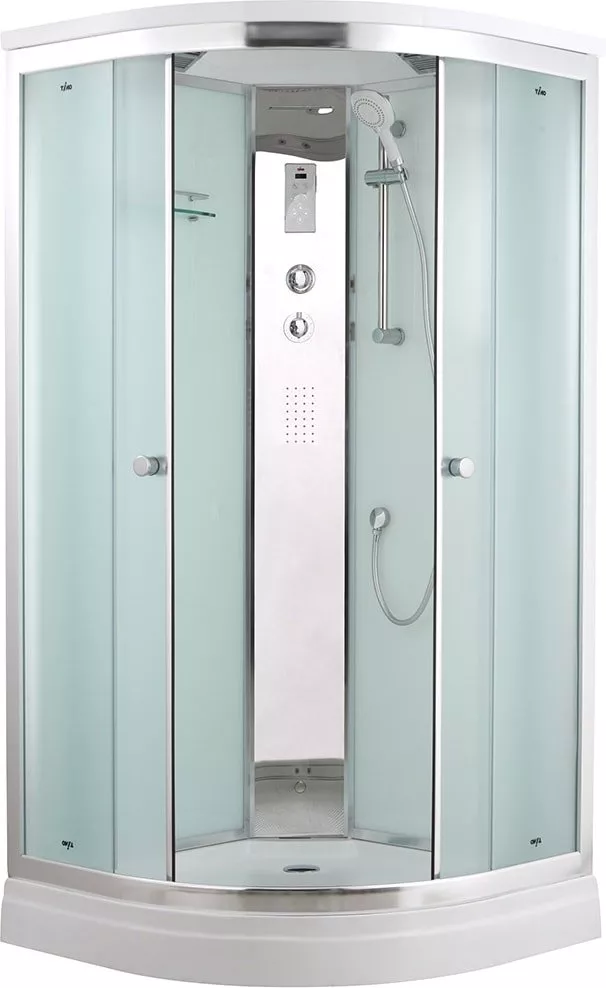 

Душевая кабина Timo Comfort 100x100 хром, стекло матовое, с гидромассажем