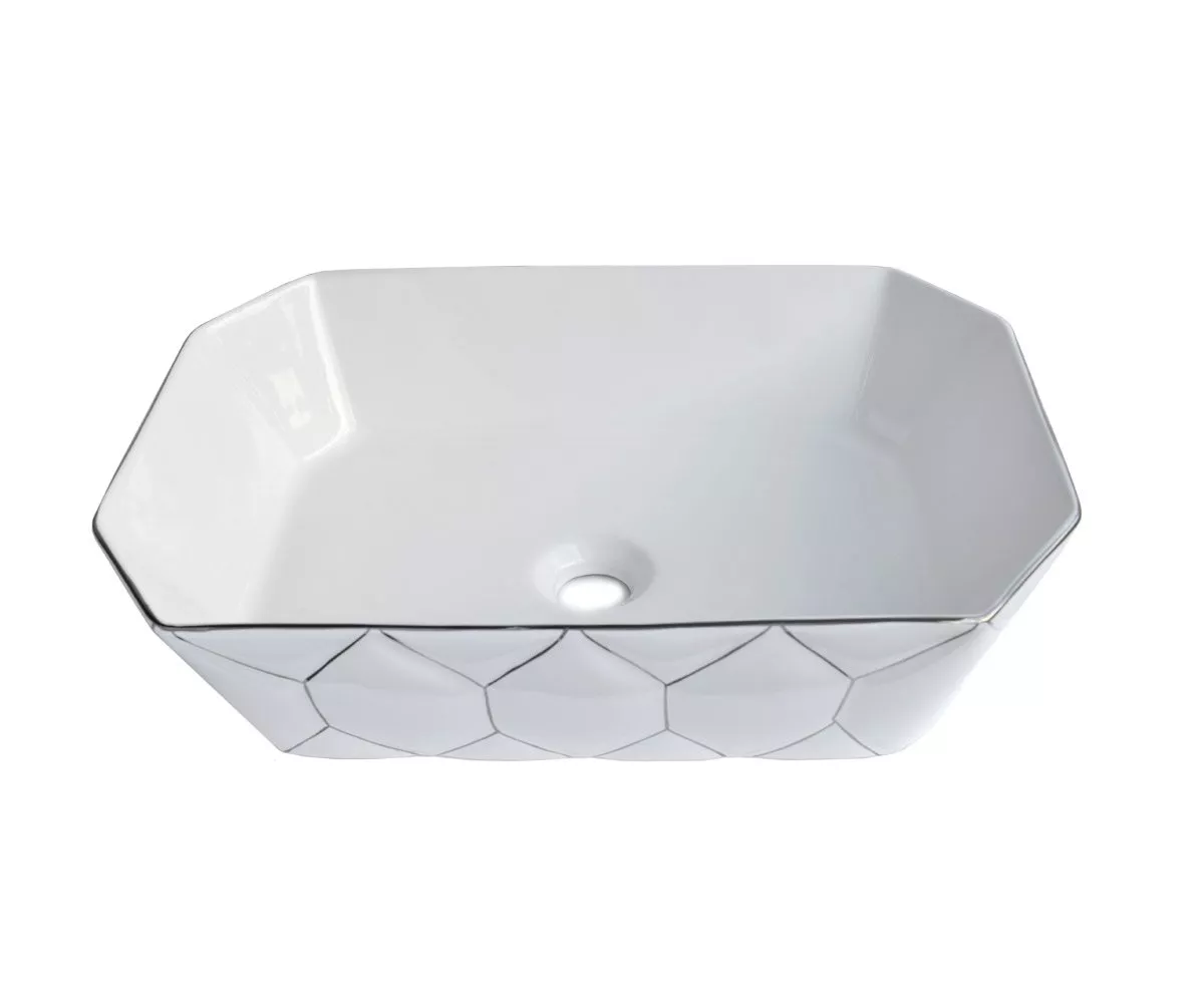 

Накладная раковина Silver Cell, 500х360х140 мм
