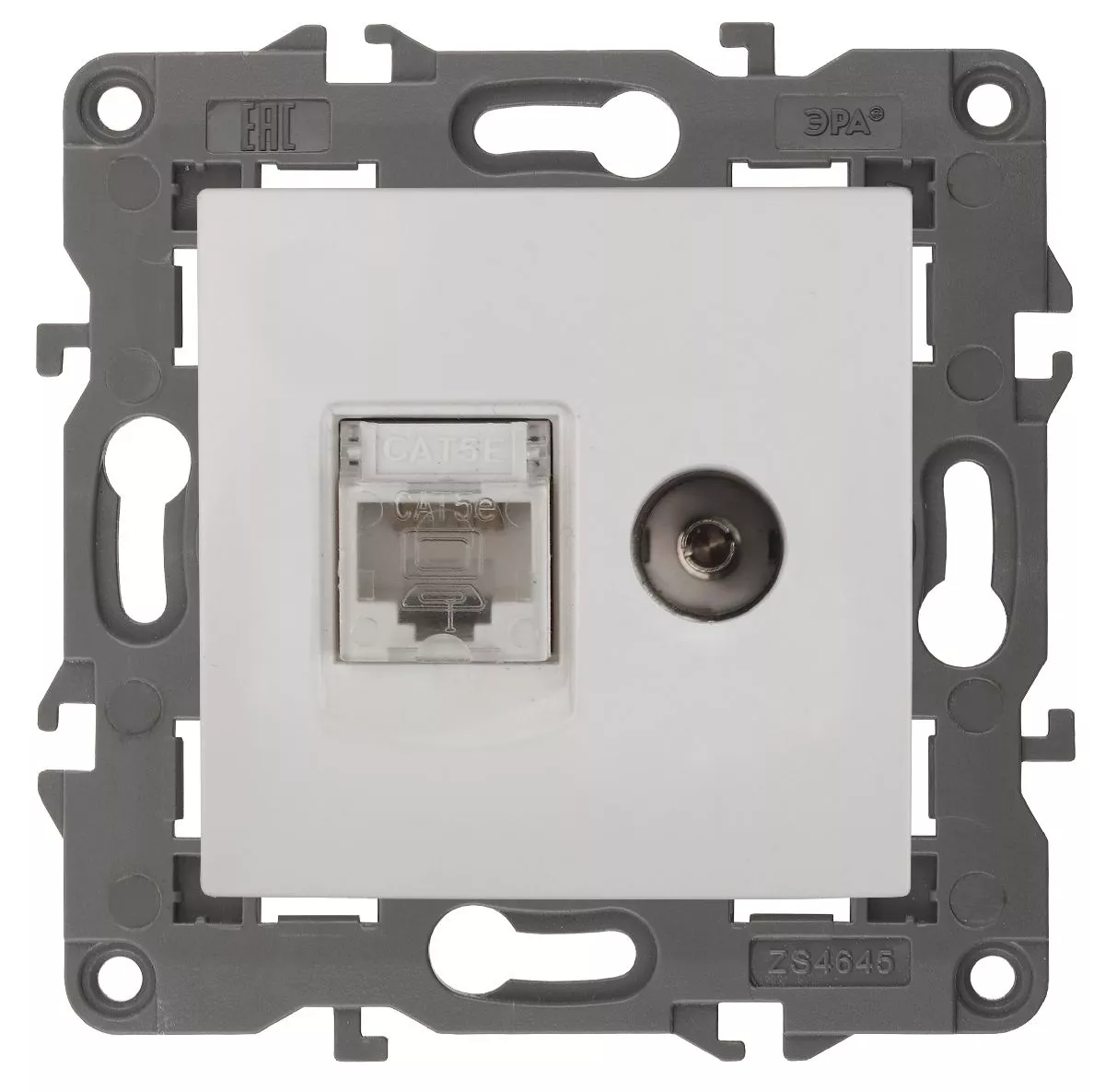 

Розетка RJ45+TV Эра 14-3110-01 Б0034314