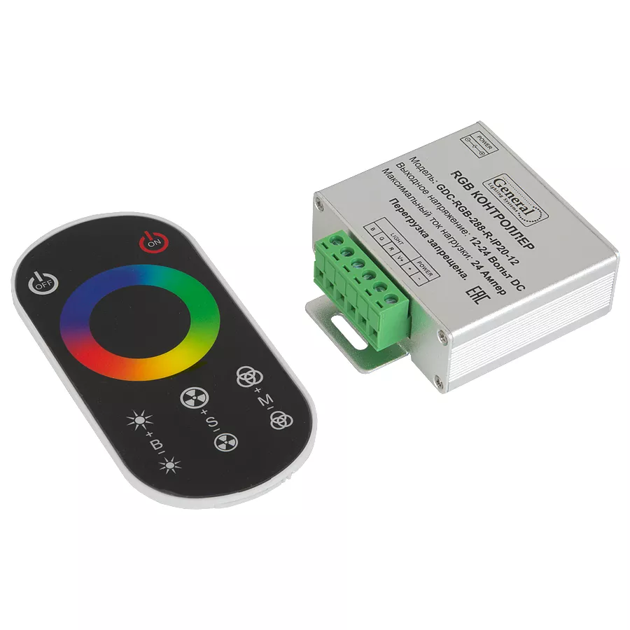 

Контроллер General GDC-RGB-288-R-IP20-12 511804