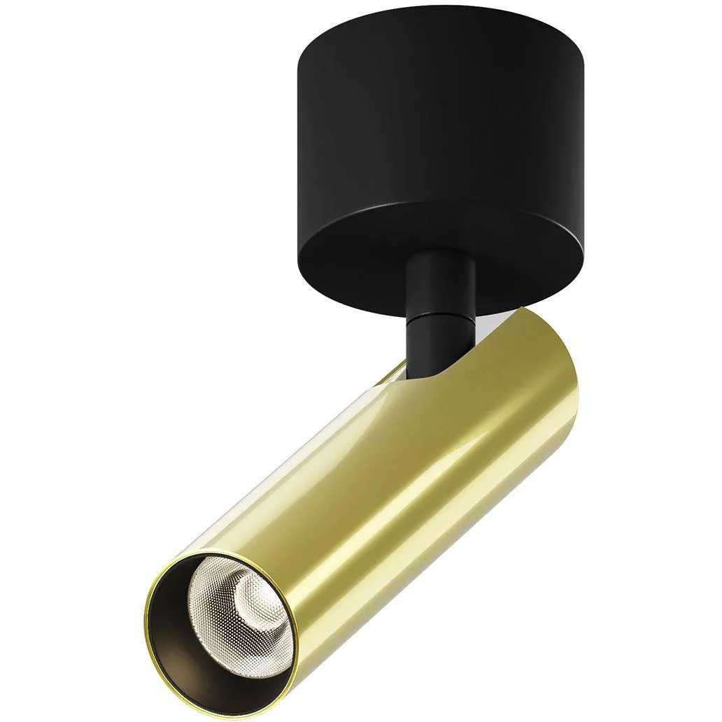 Споты с одной лампой Светодиодный спот Maytoni Technical Focus T C141CL-L125-6W3K-BBS